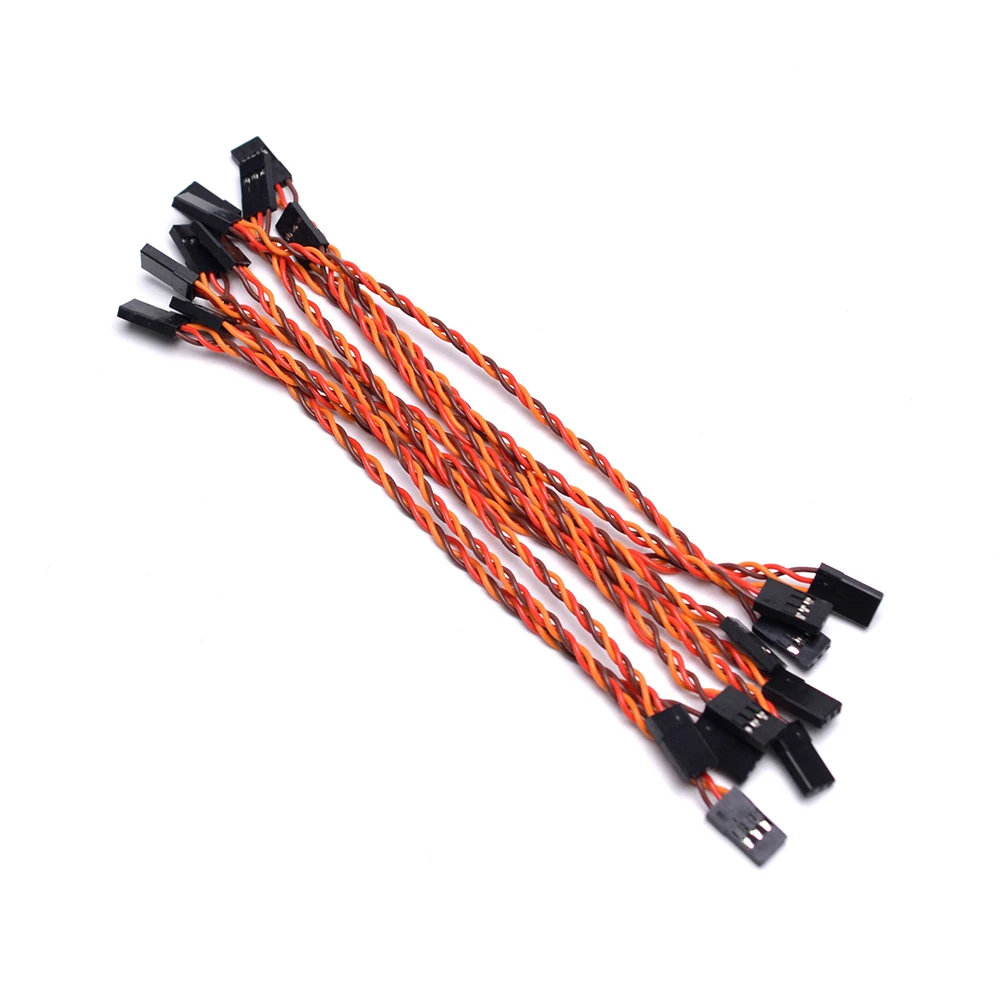 10 шт. 26AWG 30 ядер соединительный кабель управления полетом мужской сервокабель JR