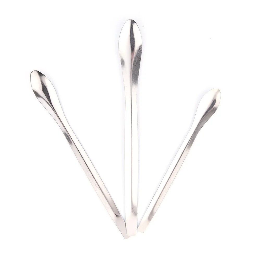 

3 PCs Lab Spoon Stainless Steel Experiment Medicine Spoon Dental InstrumentsTeaspoon Ended Medical Spoon