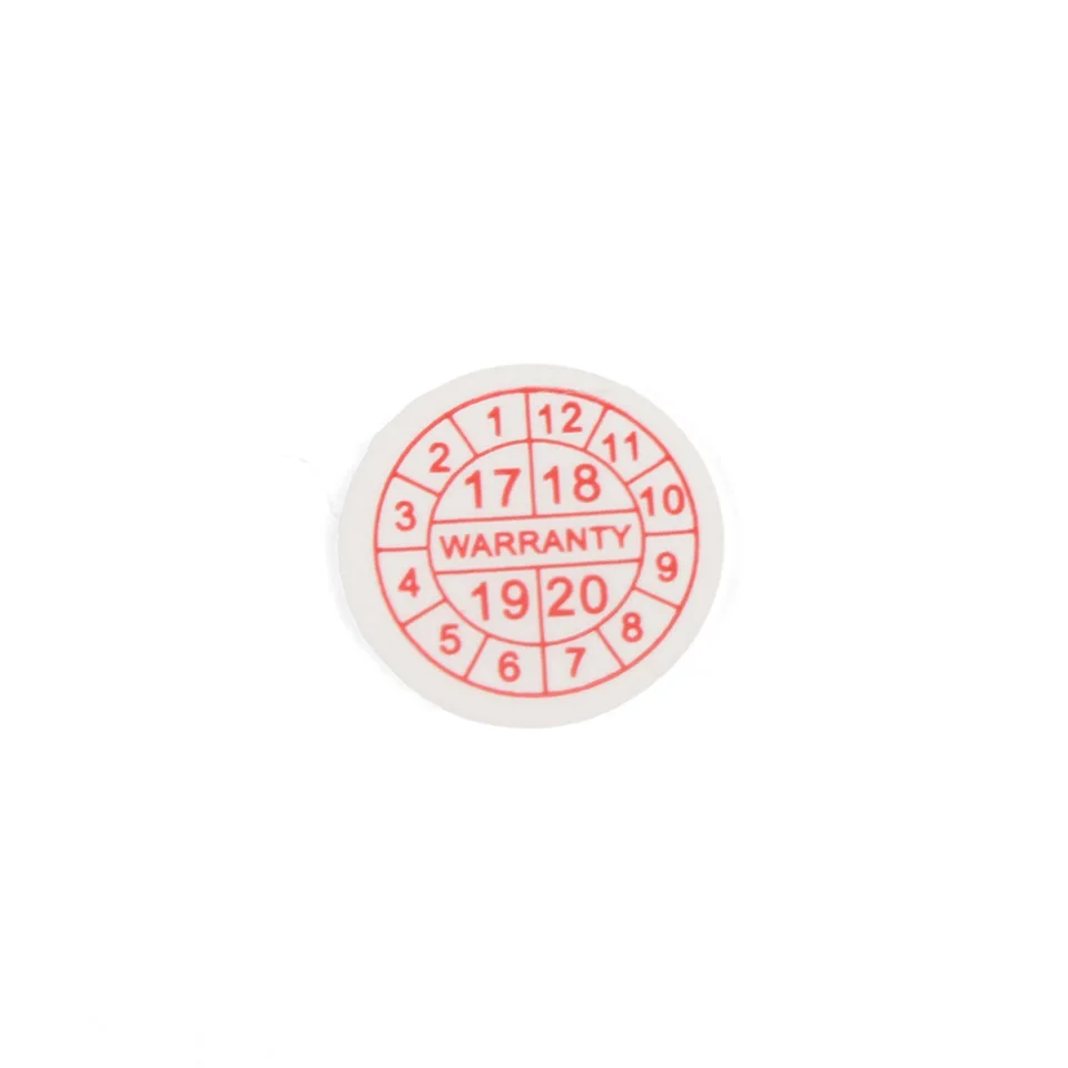Антифальшивая наклейка срок гарантии наклейка хрупкая бумажная наклейка 10 мм круг черный или красный вариант канцелярские принадлежности 900 шт Лот