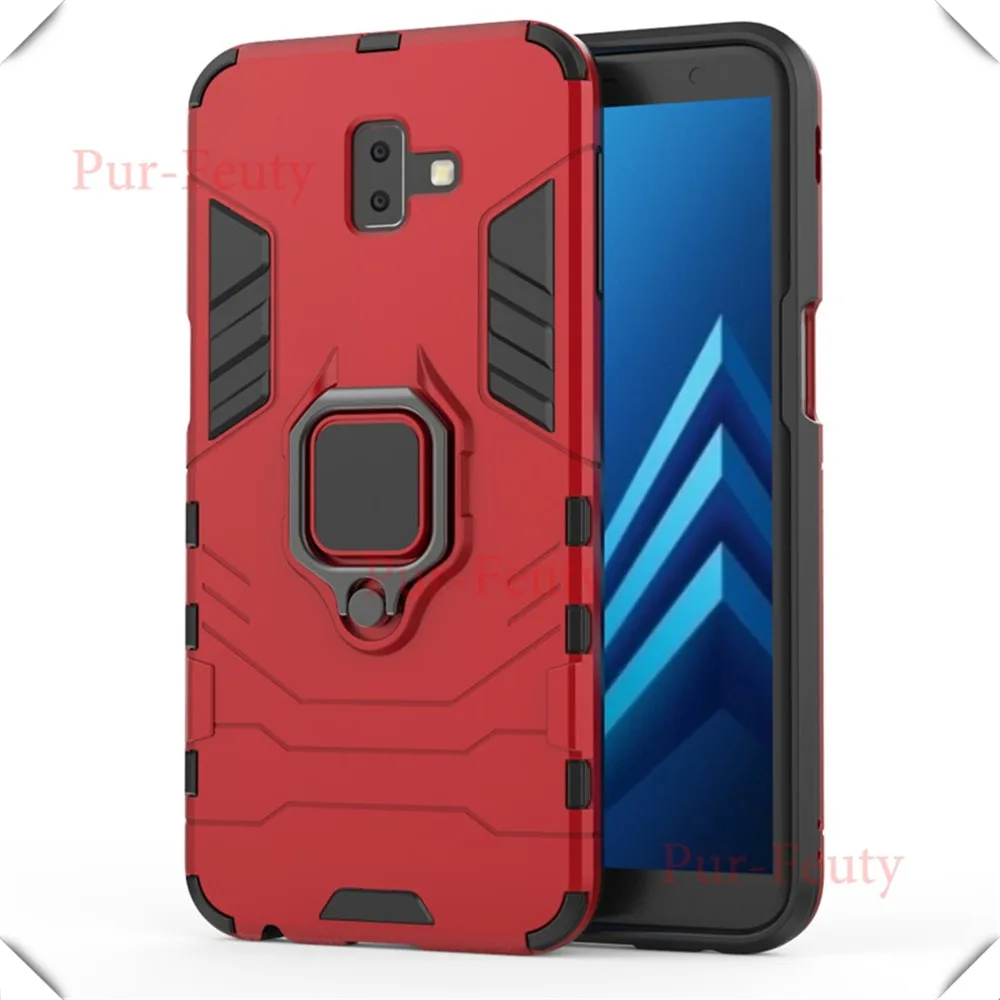 Case For Samsung J6 Plus Armor Fitted Case For Samsung J6 Prime Soft TPU Hard PC Silicon Shockproof Phone Cover Coque Shell Capa (4)