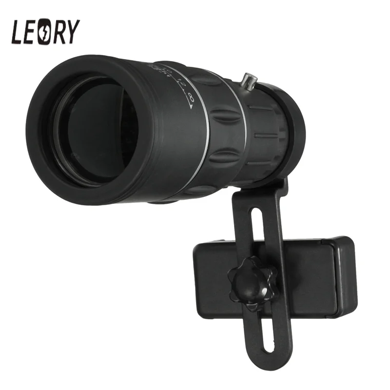 imágenes para Universal 16X52 Teléfono Senderismo Camping Telescopio Telescopio Monocular Lente de Vidrio Óptico Con Clip de Montaje Para el iphone Para Samsung imágenes para Universal 16X52 Teléfono Senderismo Camping Telescopio Telescopio Monocular Lente de Vidrio Óptico Con Clip de Montaje Para el iphone Para Samsung