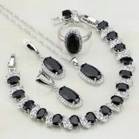 Oval-Sterling-Silver-Jewelry-Black-Cubic-Zirconia-White-CZ-Jewelry-Sets-For-Women-Wedding-Earring-Pendant.jpg_200x200