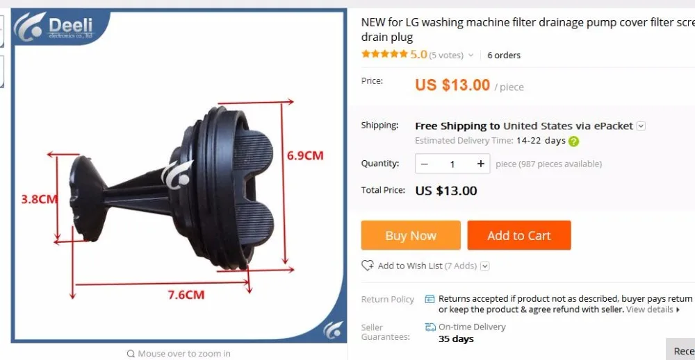 Washing Machine Filter Bag Drain Pump Filter 1pcs New for LG washing machine filter drainage pump cover filter screen drain plug BPX2-8 BPX2-7 BPX2-111 BPX2-112