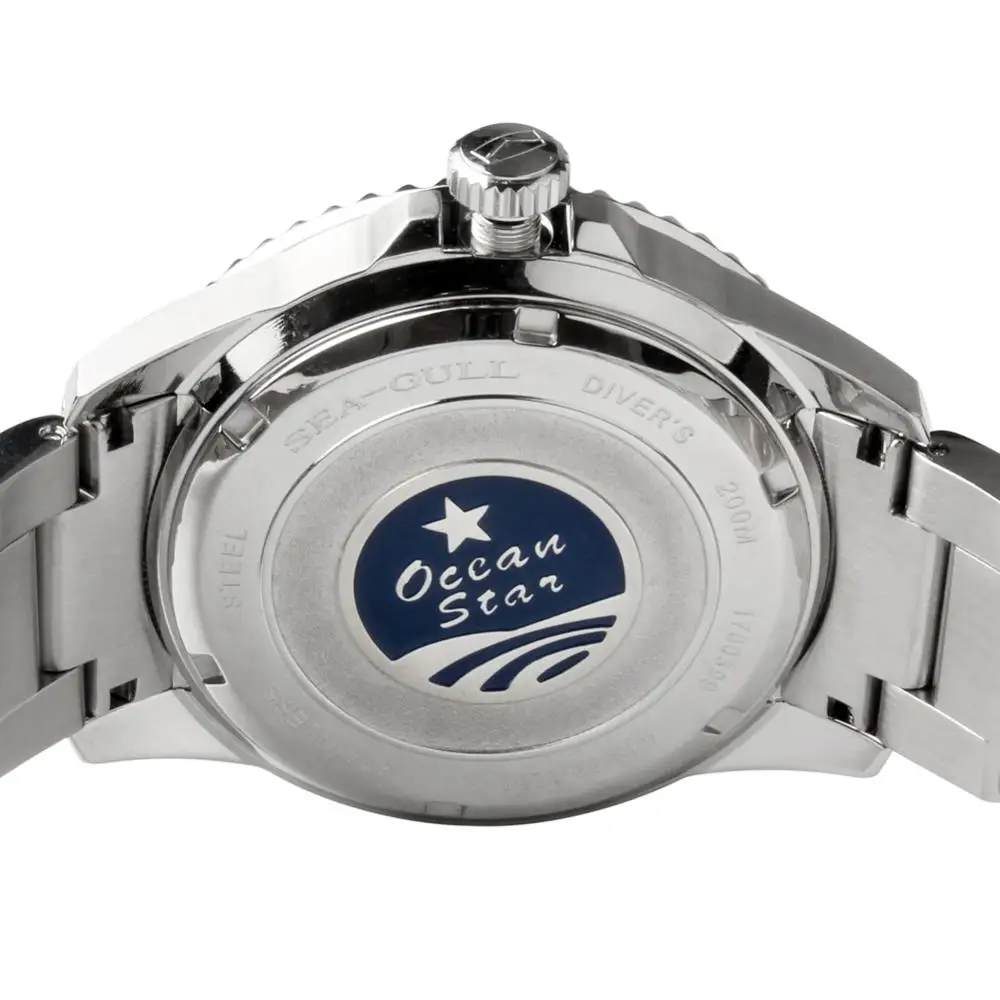 Seagull океанская звезда модернизированные спортивные керамические Безель колокольчик механические самовзводные мужские часы для плавания Автоматические наручные часы 416.22.1201