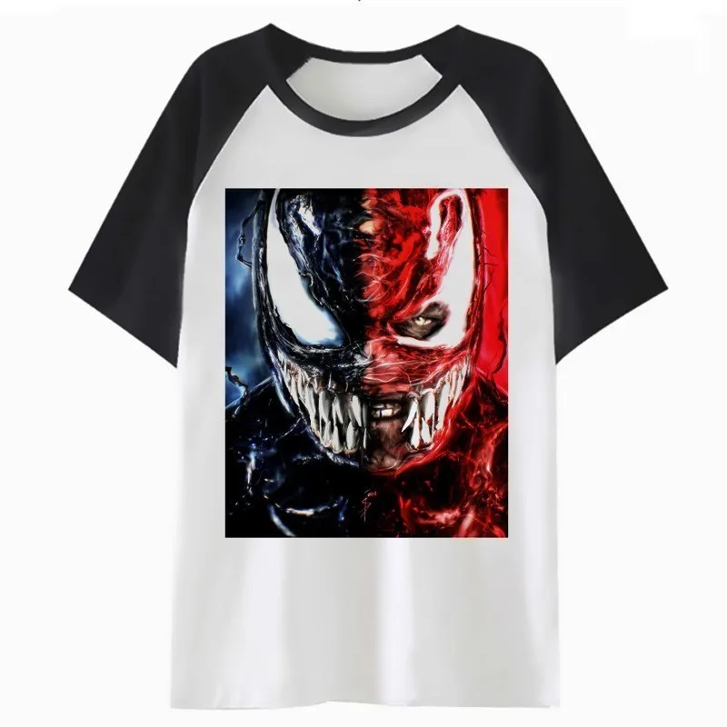 Venom, футболка, аниме, Человек-паук,, модная футболка, мужская, Человек-паук, хлопок, для фитнеса, Мужская Футболка, большой размер, уличная одежда, фильм, топы, футболка - Цвет: 16