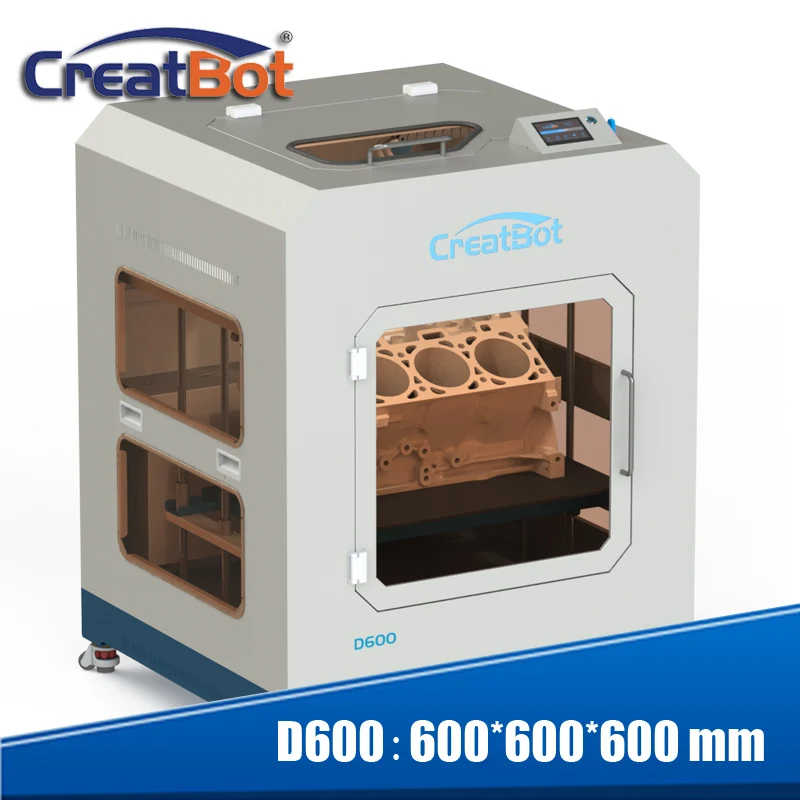 Newest Technology super large 3d printer high stable high precision 3d Printing machine D600 with E3DV6 400 degree dual extruder Newest Technology super large 3d printer high stable high precision 3d Printing machine D600 with E3DV6 400 degree dual extruder