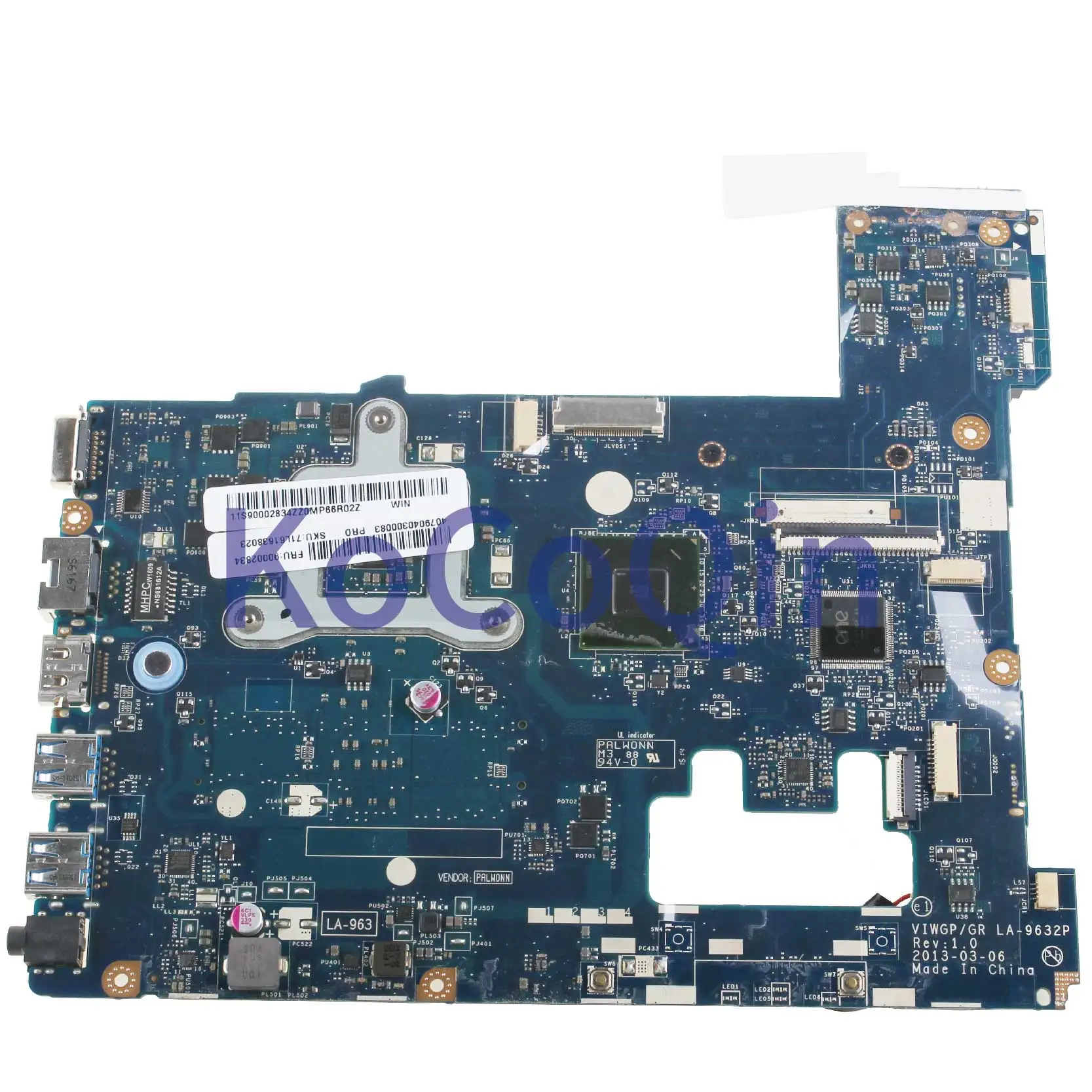 KoCoQin материнская плата для ноутбука LENOVO Ideapad G500 HM70 PGA989 материнская плата VIWGP/GR LA-9632P 90002834 SJTNV