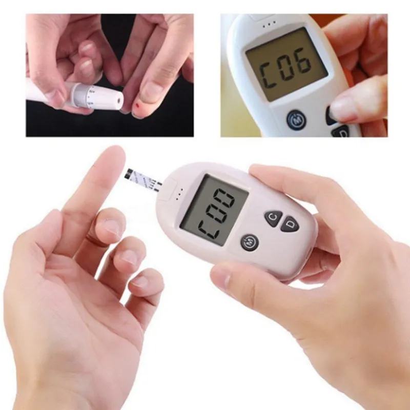

2018 Hot Glucometer Blood Glucose Test Sugar Meter Monitor Diabetes Diabetic Health Tool