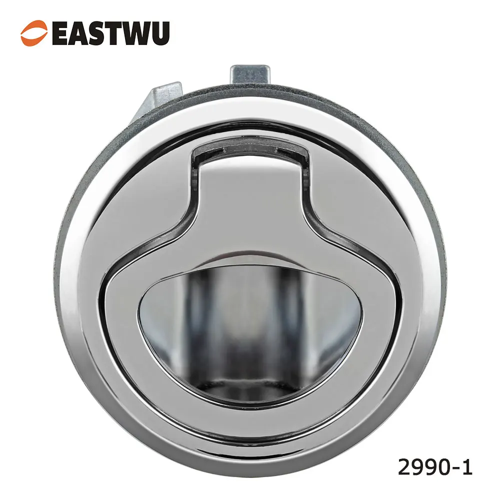 

2990-1 Toolbox lock for Caravan Trailer Slam Latch Hatch Round Pull Latch