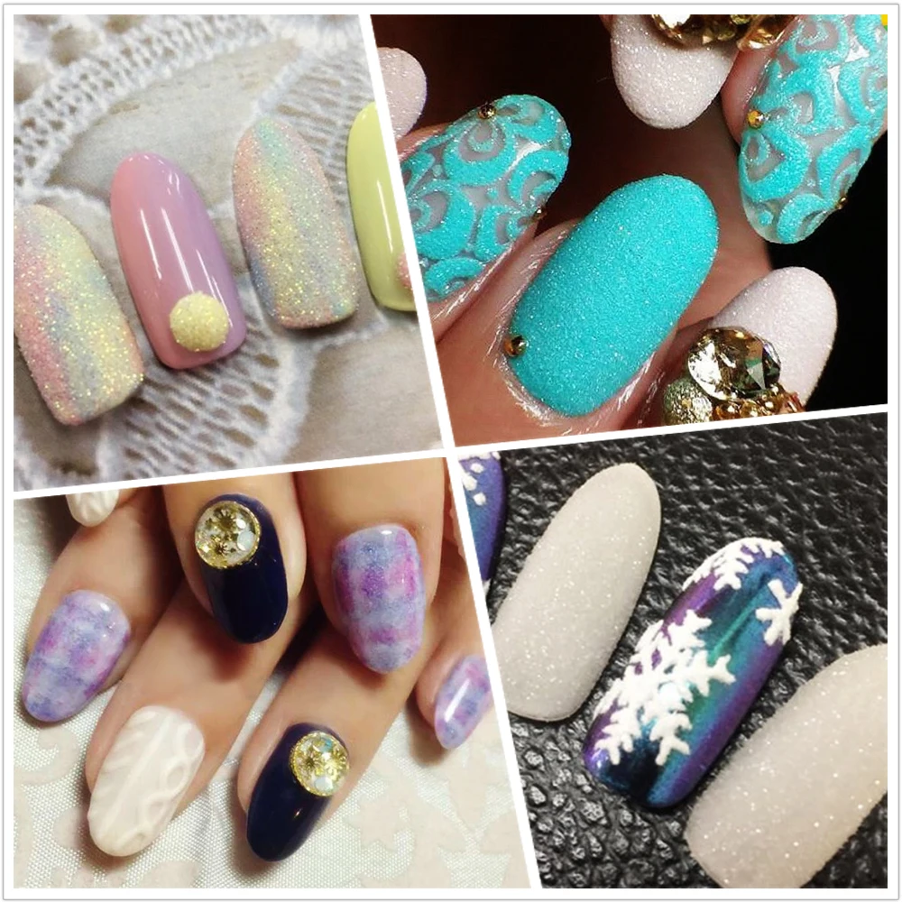 1 шт сахар Русалка Nail Art Блеск порошок пыли Холо Sandy пайетки блестки, пайетки гель ногтей аксессуары украшения JITY01-05