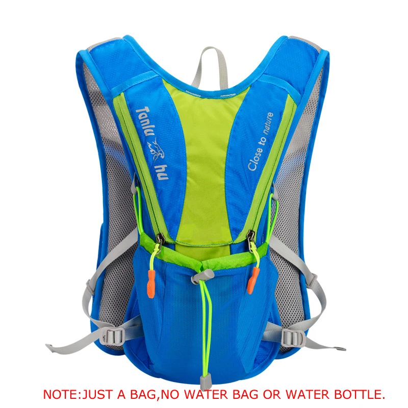 TANLUHU 675 Ultralight Outdoor Marathon Running Cycling Hiking Hydration Backpack Pack Vest Bag For 2L Water Bag Bladder Bottle - Цвет: Синий цвет