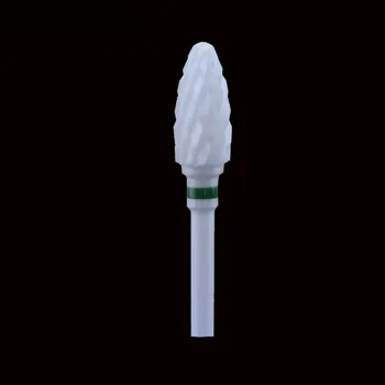 

2pcs Bullet Shape - White Zirconia Ceramic Dental Lab Burs -Cross Cut XC0301.060)