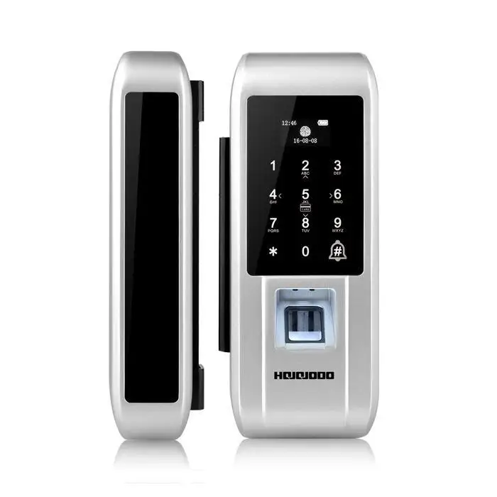 HOJOJODO S600 отпечатков пальцев код электронный цифровой дверной замок Стекло дома Анти-кражи безопасность Интеллектуальная пароль открывашка умный