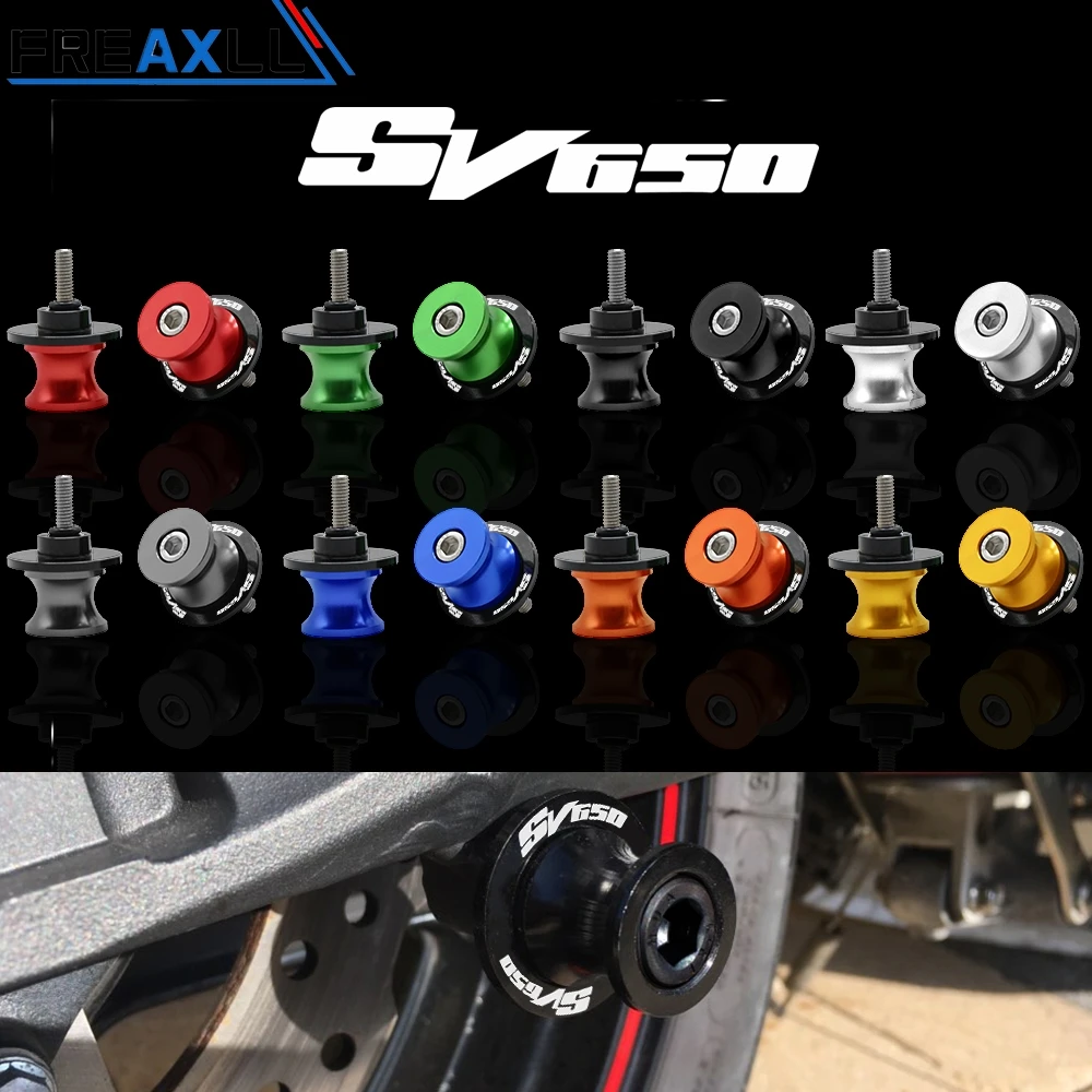Swingarm CNC Motorcycle Sliders Spool Cover Stand Screws Frame Cover