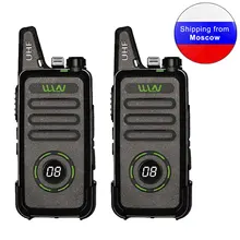 Mini walkie talkie wln, transmissor slim de KD-C1plus-KD-C1 mhz, 2 peças KD-C1 atualizado