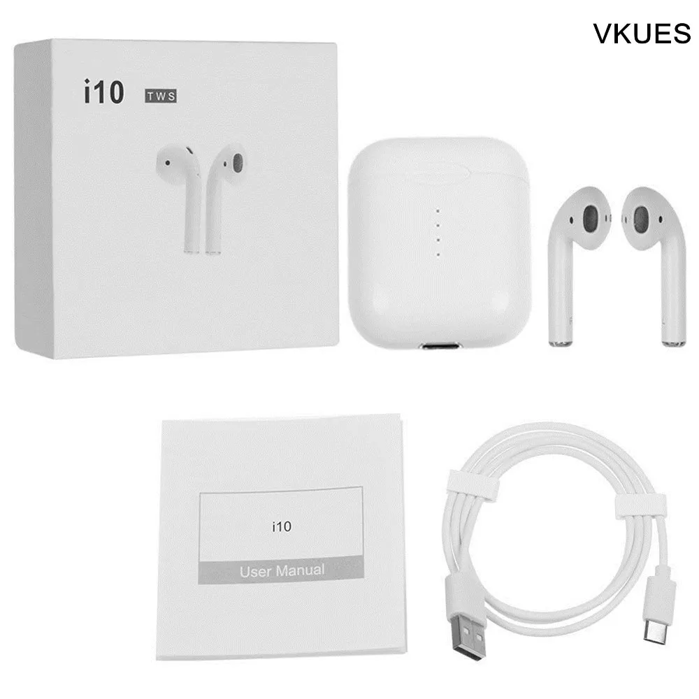 

I10 Mini pods TWS Mini Bluetooth touch Earphone Earbuds Wireless Headset With Charging Box Mic Type C for iPhone Samsung Xiaomi