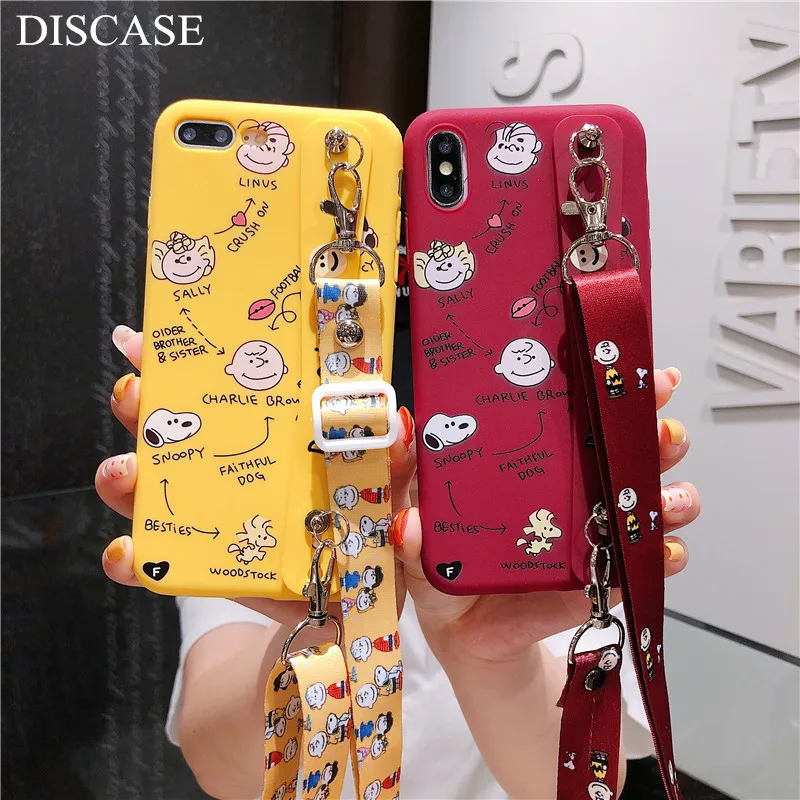 Чехол для телефона с милым мультипликационным принтом iphone 6 6s 8 7plus X XS MAX XR TPU мягкий