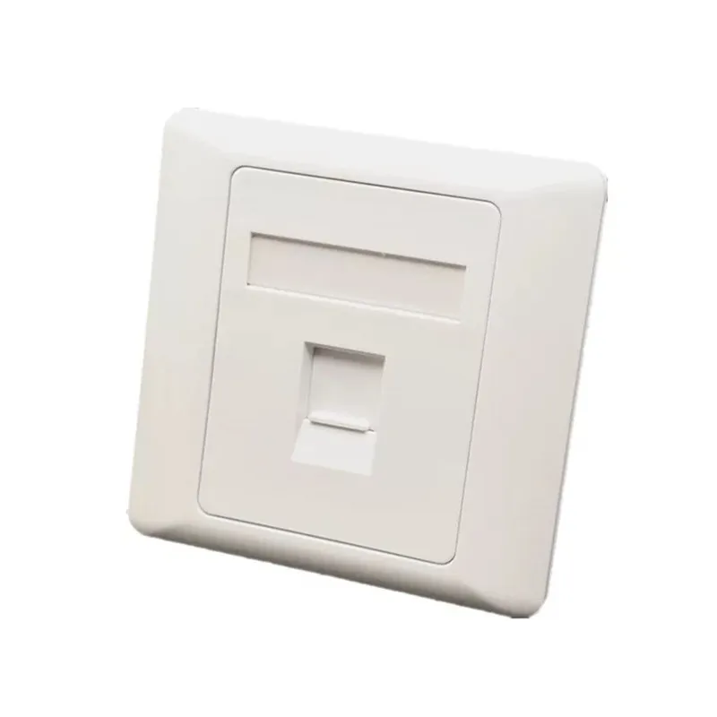 86 Тип настенная панель Сеть RJ45 RJ11 Лицевая 1/2/4 портов для модуля разъем слоновая
