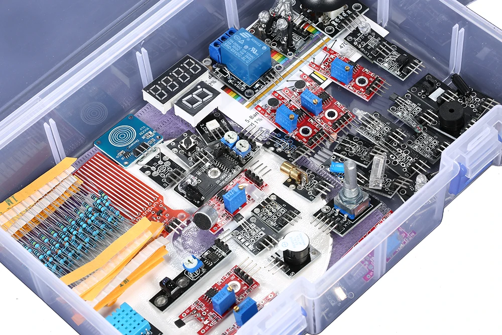 37 в 1 коробка сенсор модуль комплект для Arduino сенсор UNO модуль для Arduino Starter DIY Kit Цифровой Датчик температуры модуль