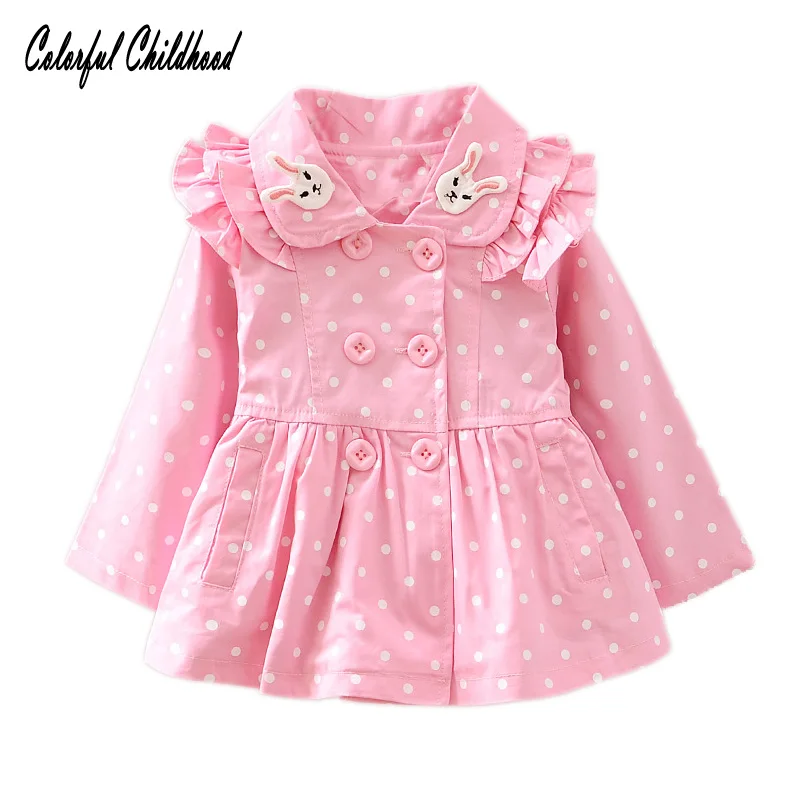 Baby Coat Toddler Girl Clothing Spring Outing Outwear Active Cute
