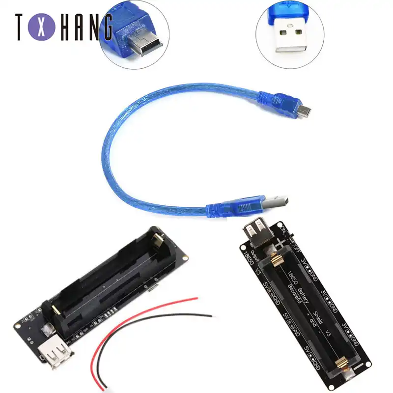 Raspberry Pi Wemos 18650 Battery Shield V3 ESP32 With USB Cable For Arduino