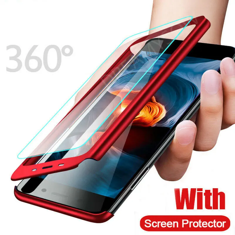 

360 Degree Full Protection Cover Case For Huawei Y7 Pro 2019 P20 Lite Plus Cases With Glass For Y5 Y6 Y7 2018 Honor 7A 7C Pro