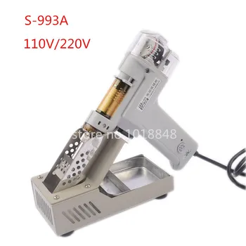 

110/220V 100W S-993A Electric Vacuum Pump Solder Sucker Desoldering Gun Soldering Iron Automatic heating, suction is very large