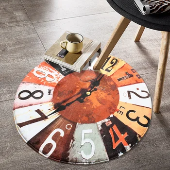 

Thick Kid Room Carpet Round Cartoon Child Floor Mat Yogo and Prayer Carpet Baby blanket For Computer Chair Or Study Room Decor