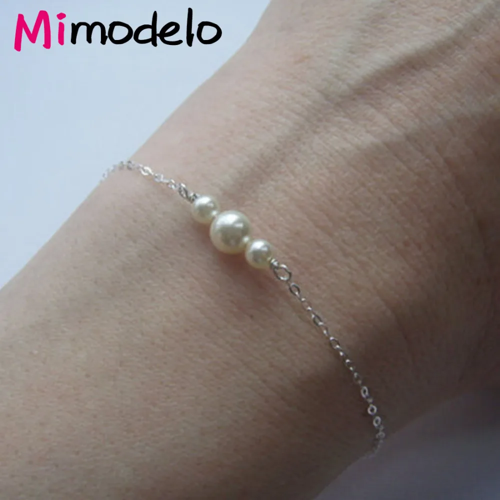 Buy 2017 Fashion Imitation Pearl Bracelets For Women