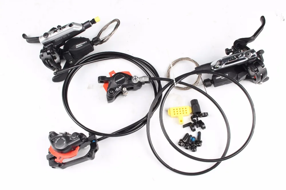 

Shimano XT M785 & M675 Mountain Bike bicycle front Hydraulic DISC BRAKE with m615 ispec-b shifter 2/3 speed shifter
