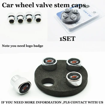 

For Bmw audi benz VW Porsche Toyota Hyundai car wheel valve stem cap auto wheel tire valve covers Metal Car accessories 1set