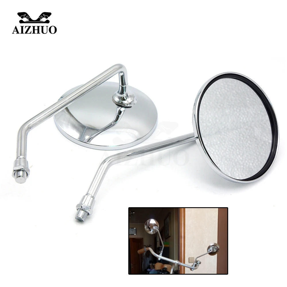 8/10mm Motorcycle Rearview Mirrors side Mirror round mirror for HONDA PCX 125/150 PCX125 PCX150 MSX 125 MSX125 all years