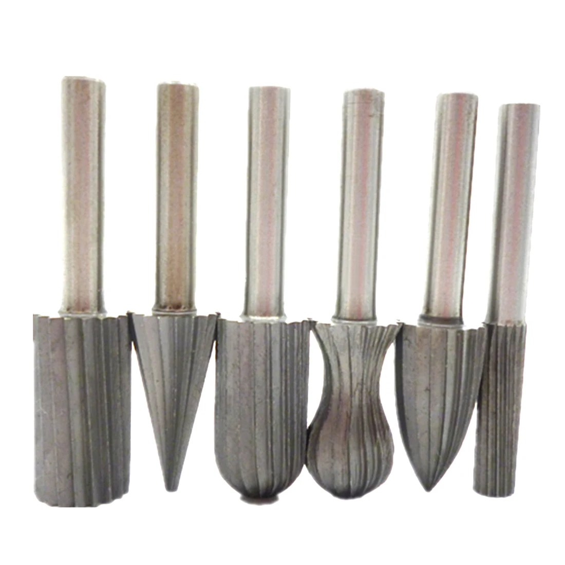 

Metal Drilling Bits Set 6pcs 6mm Shank Tungsten Steel Rotary File Cutter Engraving Grinding Bit For Rotary Tools Accessories