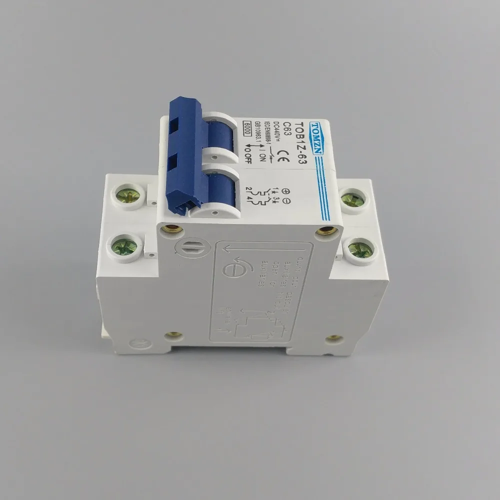 2P 63A DC 440V автоматический выключатель MCB C кривой|mcb rating|mcb mccbmcb mini circuit breaker |