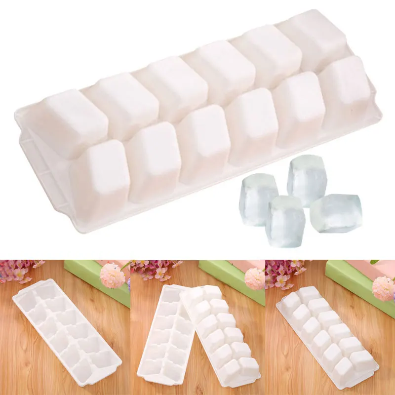 

12 Grids Frozen Storage Box Set Chocolate Jelly Tray Mould Ice Cube Mold Ice Scoop Fruit Ice Cream Maker Kitchen Cooking Tools