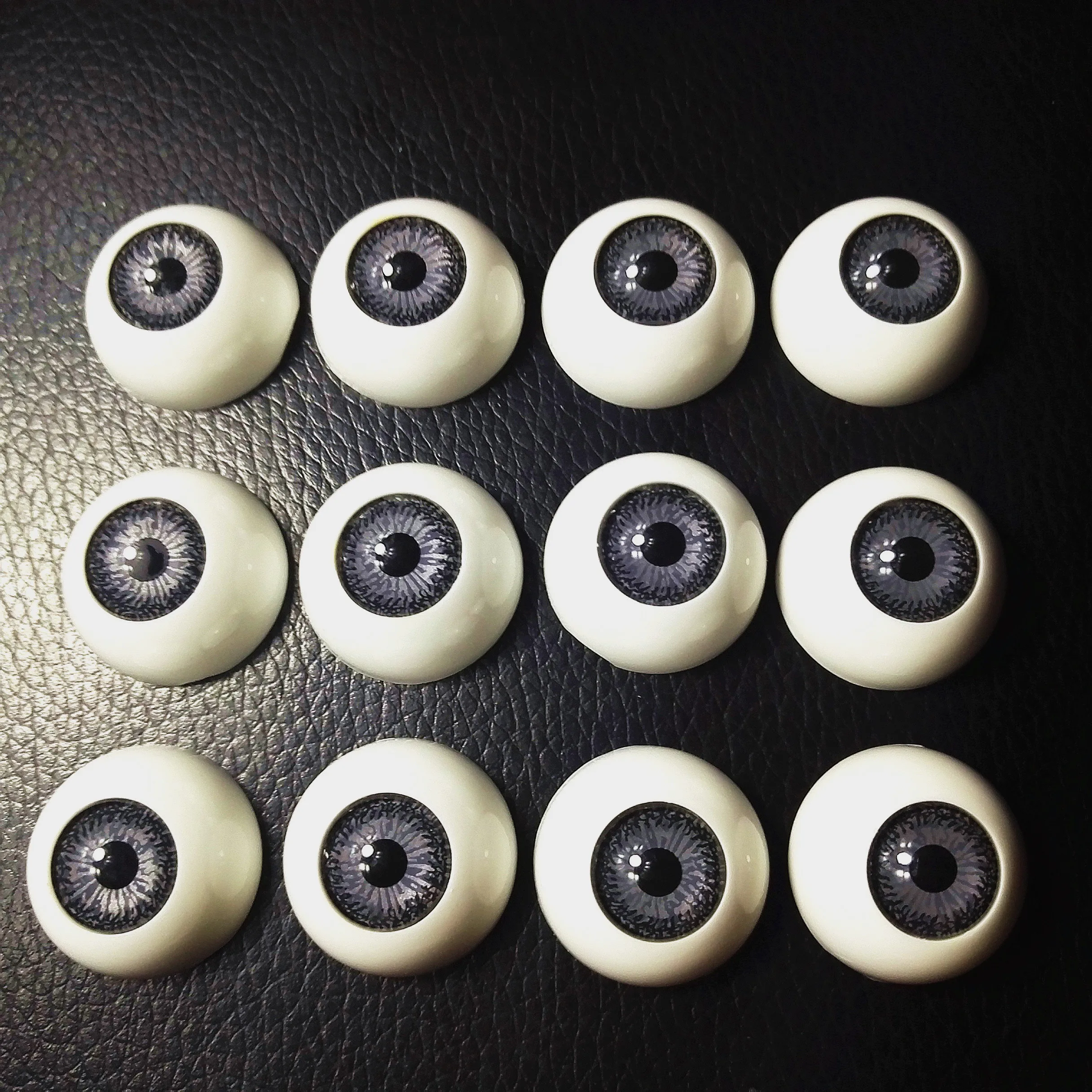 20pcs (10pairs) 22mm Doll Eyeballs Acrylic Half Round Bjd Doll Eyes
