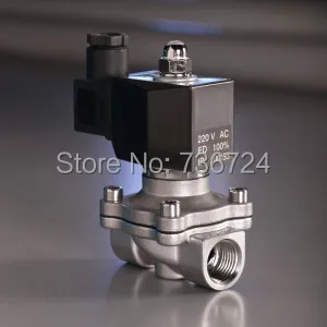 

1 inch normally closed IP65 square coil air , water ,oil,gas stainless steel solenoid valve