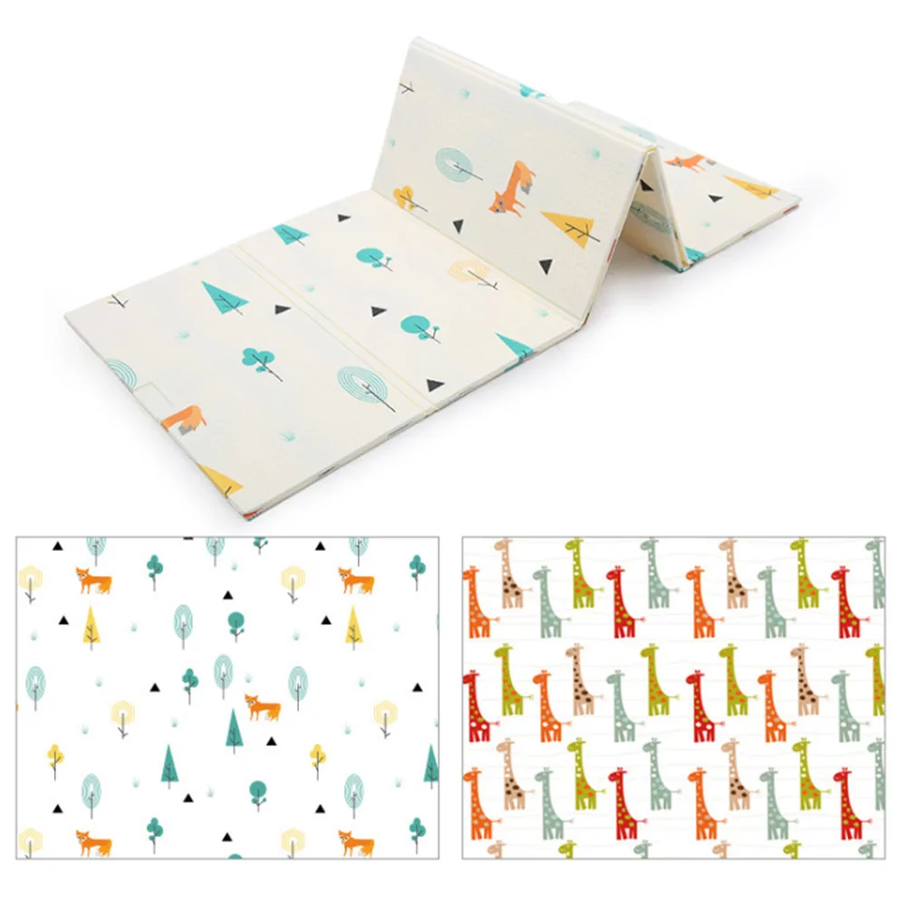 c 200X150X1 см детский игровой коврик, коврик для лазания, мультяшный детский коврик для ползания, XPE складной коврик для ползания, утепленный развивающий коврик для детской комнаты - Цвет: c