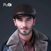 HL042 men's genuine leather baseball caps hats brand new cow skin beret golf hat cap HL042 men's genuine leather baseball caps hats brand new cow skin beret golf hat cap
