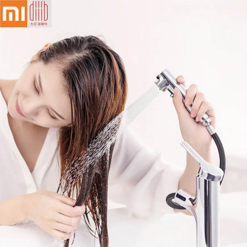 Xiaomi mijia DABAI кран для раковины ванной комнаты выдвижной промывочный распылитель полоскание щеткой 2 режима смеситель кран для холодной и горячей ванны