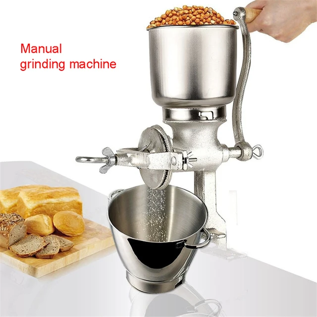 Home manual Cast iron grinding herbs rice peanuts, grain grinding dry
