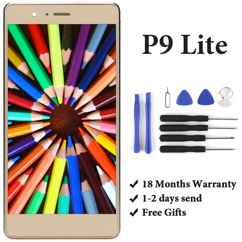 Замена телефона 5 2 дюйма для HUAWEI P9 lite 2016/G9 VNS-L21 дисплей сенсорный экран дигитайзер