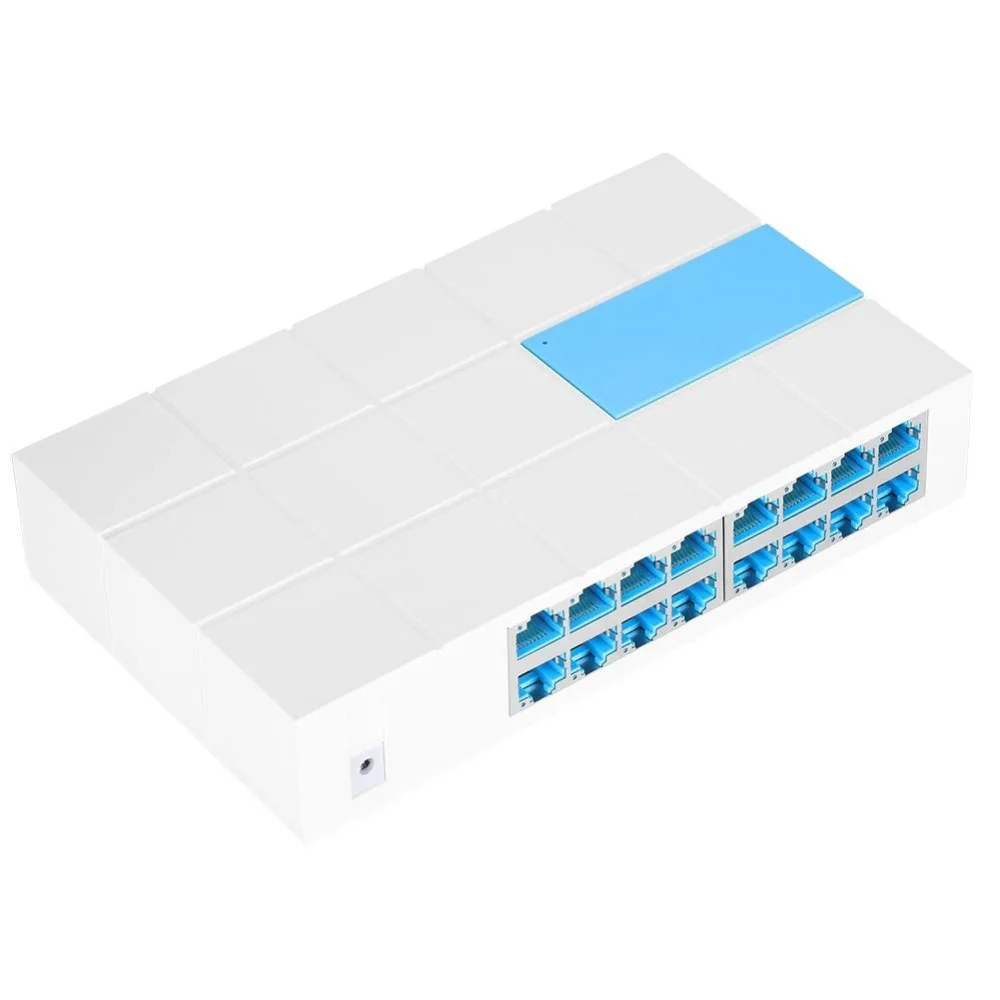 S116M 10/100 Мбит/с 16 Порты Fast Ethernet LAN RJ45 Vlan сетевой коммутатор Настольный ПК