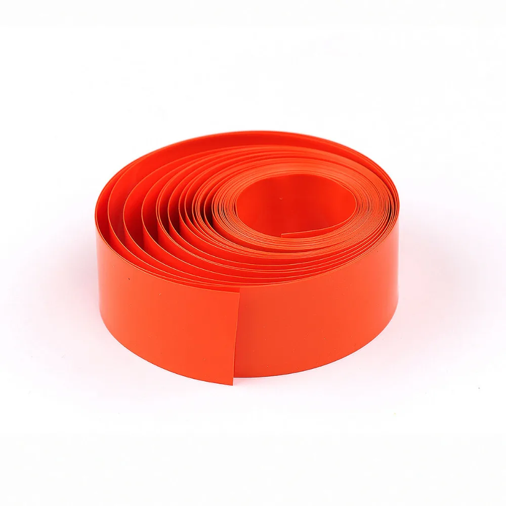 PVC Heat Shrink Tubing Tube Wrap Kits 5M Orange (18650 18500 Battery