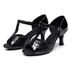 Girl's Women's Latin Dance Shoes Satin /Leatherette Ballroom /Tango/ Salsa Sandals 5cm / 7cm Heel More Style (more color) 4