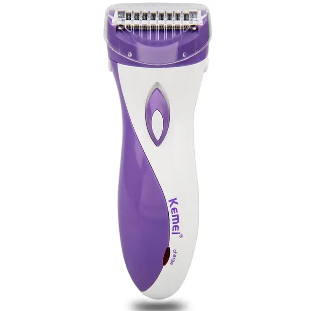 Hot KEMEI Waterproof electric shaver for pubic hair women Bikini Underarm body lady Epilator
