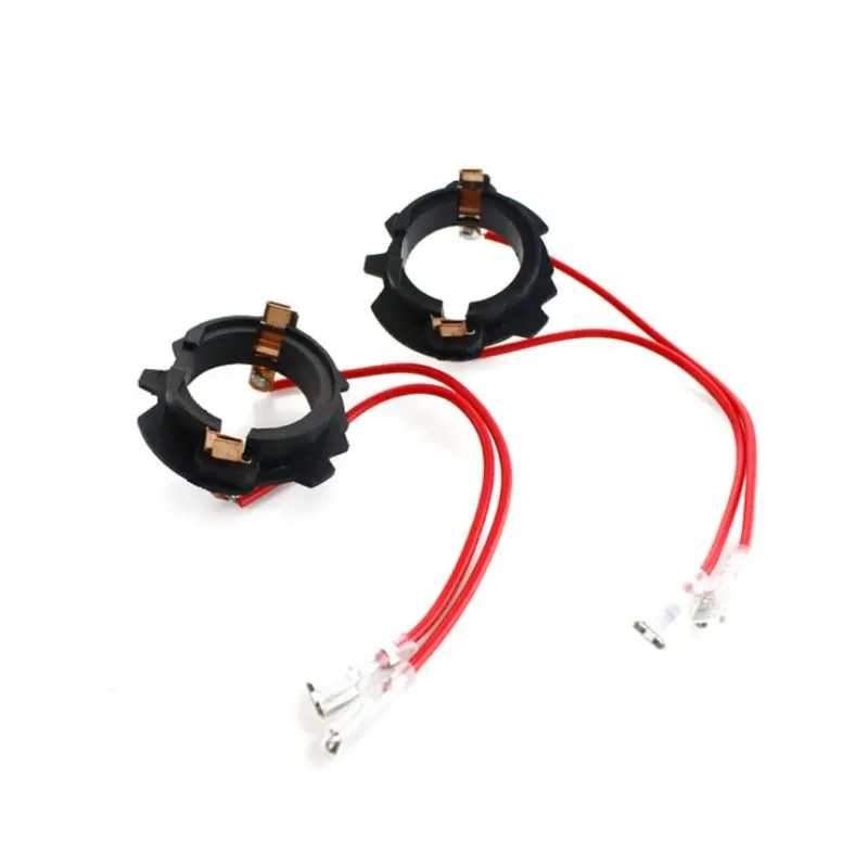 Headerbs Adattatori Per Fari H7 (Coppia) Per Conversione LED Su MK5, Supporto In ABS Nero, Facile Installazione
