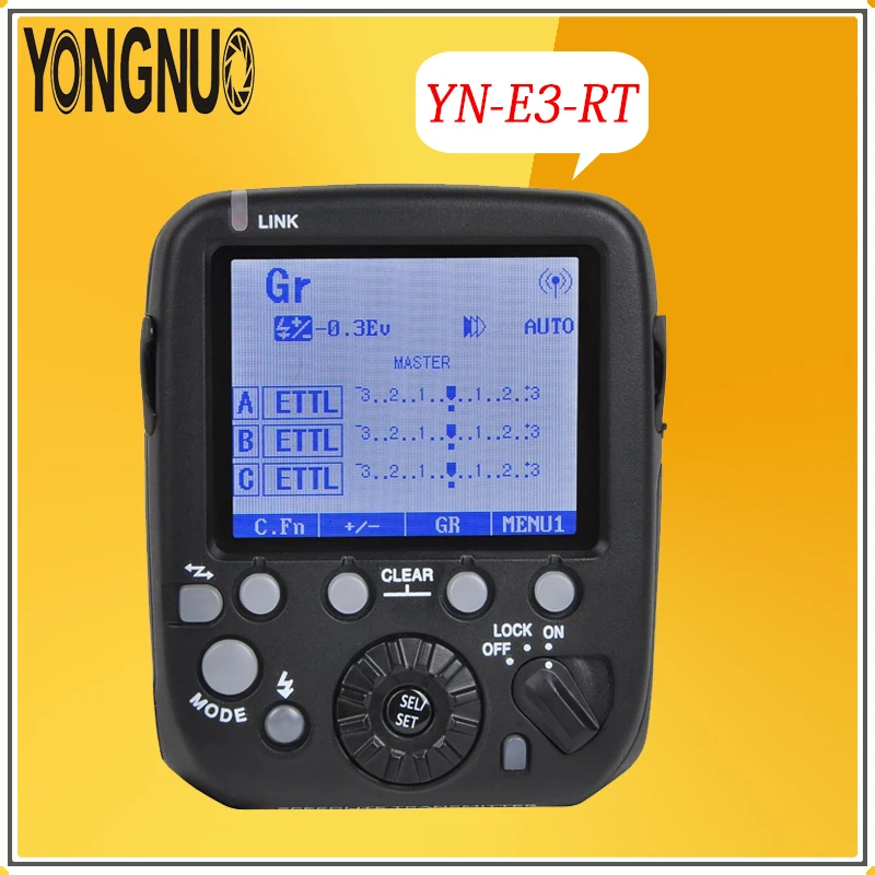 YONGNUO YN E3 RT 2.4G TTL Radio Trigger HSS 1/8000s Master Flash