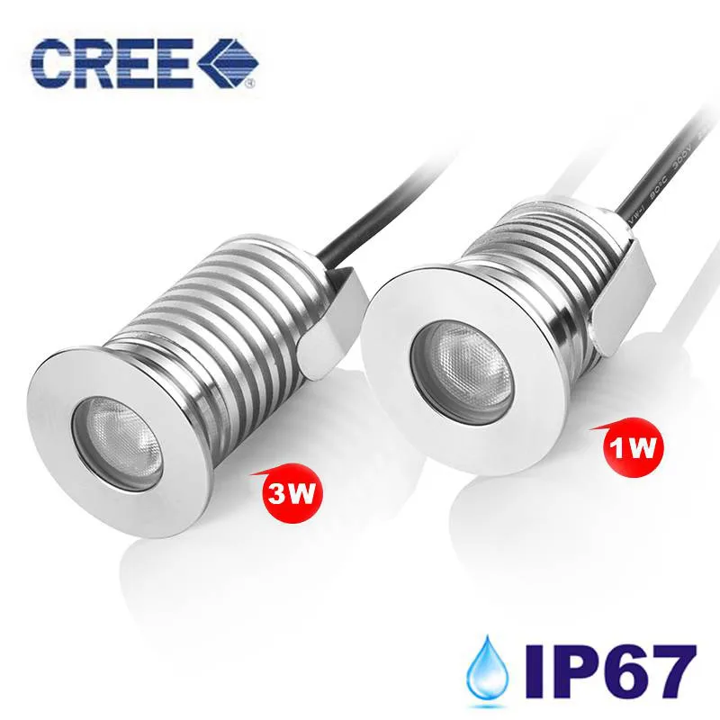 

Free shipping 12pcs/lot 1W Led Underground Lamps garden led spot lamp IP67 DC12V-24V CE&RoHS