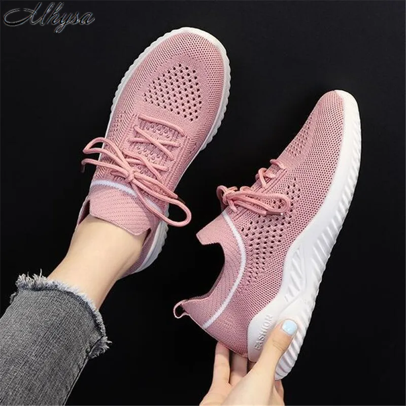 

Mhysa 2019 spring new women's casual shoes fashion shallow mouth versatile breathable comfortable flat shoes sneakers L426